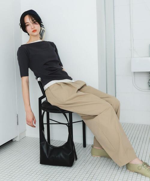 SENSE OF PLACE by URBAN RESEARCH（センスオブプレイスバイアーバンリサーチ）の「コクーンパンツ（その他パンツ・レディース・ベージュ/アイボリー/チャコールグレー・SMALL/MEDIUM）」の15枚目の写真