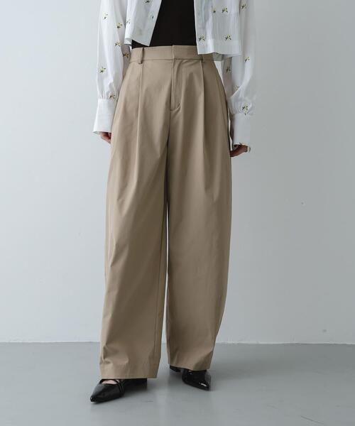 SENSE OF PLACE by URBAN RESEARCH（センスオブプレイスバイアーバンリサーチ）の「コクーンパンツ（その他パンツ・レディース・ベージュ/アイボリー/チャコールグレー・SMALL/MEDIUM）」の16枚目の写真