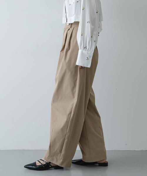 SENSE OF PLACE by URBAN RESEARCH（センスオブプレイスバイアーバンリサーチ）の「コクーンパンツ（その他パンツ・レディース・ベージュ/アイボリー/チャコールグレー・SMALL/MEDIUM）」の17枚目の写真