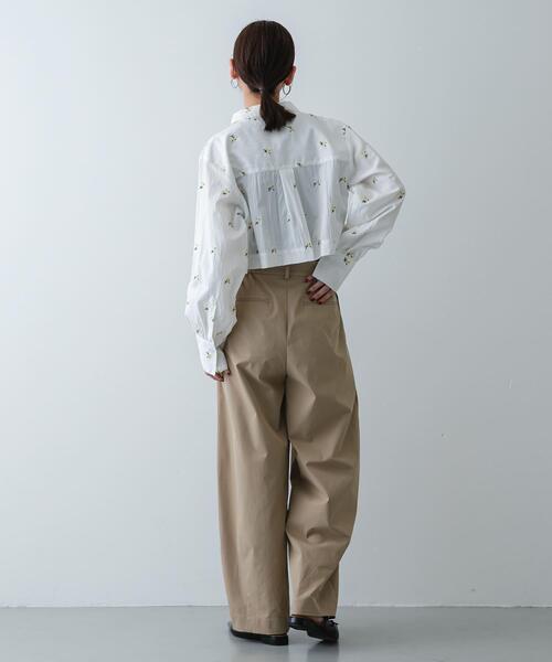 SENSE OF PLACE by URBAN RESEARCH（センスオブプレイスバイアーバンリサーチ）の「コクーンパンツ（その他パンツ・レディース・ベージュ/アイボリー/チャコールグレー・SMALL/MEDIUM）」の20枚目の写真