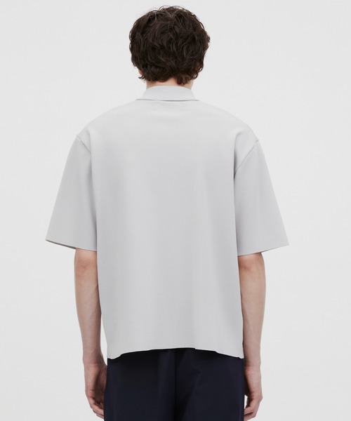 UNITED TOKYO(ユナイテッドトウキョウ)の「18G サーブルストレッチポロ |接触冷感/夏服/オフィスカジュアル/ビジネス/ウォッシャブル(ニット/セーター・メンズ・ブラック/ネイビー/ライトグレー・1/2/3)」の16枚目の写真