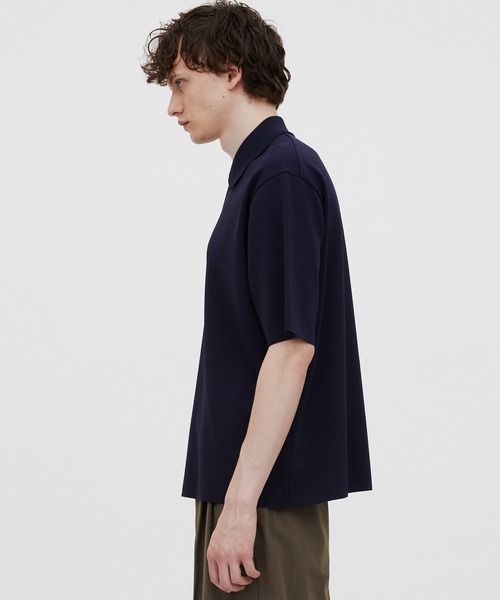 UNITED TOKYO(ユナイテッドトウキョウ)の「18G サーブルストレッチポロ |接触冷感/夏服/オフィスカジュアル/ビジネス/ウォッシャブル(ニット/セーター・メンズ・ブラック/ネイビー/ライトグレー・1/2/3)」の21枚目の写真