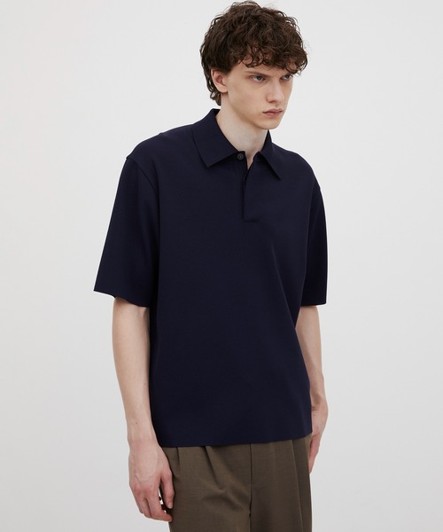 UNITED TOKYO(ユナイテッドトウキョウ)の「18G サーブルストレッチポロ |接触冷感/夏服/オフィスカジュアル/ビジネス/ウォッシャブル(ニット/セーター・メンズ・ブラック/ネイビー/ライトグレー・1/2/3)」の17枚目の写真