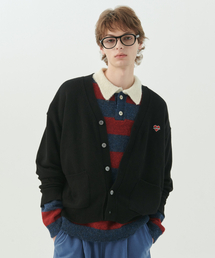 Beyond Closet（-）の「ノーマンティックカシミアブレンドカーディガンブラック（カーディガン/ボレロ）」