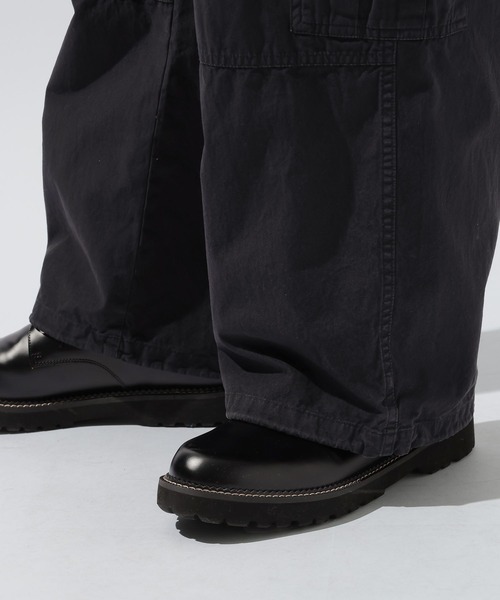 niko and...（ニコアンド）の「コットンワイドカーゴパンツ（カーゴパンツ・メンズ・ブラウン/ブラック/カーキ・MEDIUM/LARGE）」の7枚目の写真
