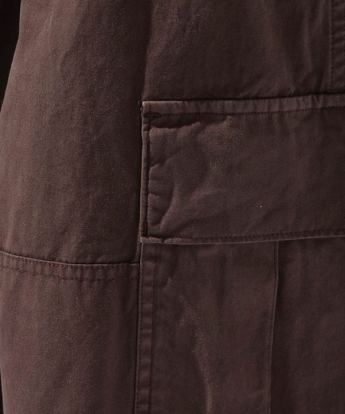 niko and...（ニコアンド）の「コットンワイドカーゴパンツ（カーゴパンツ・メンズ・ブラウン/ブラック/カーキ・MEDIUM/LARGE）」の4枚目の写真