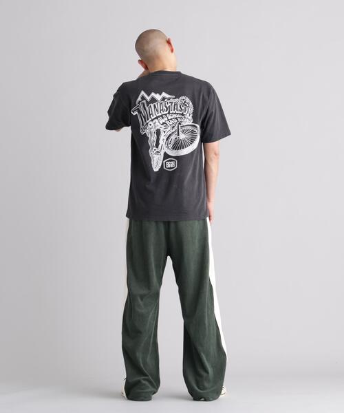 MANASTASH(マナスタッシュ)の「MANASTASH/マナスタッシュ/PUMICE TEE RAD RIDE(Tシャツ/カットソー・メンズ・ホワイト/ブラック/オレンジ・S/L/M/XL)」の7枚目の写真
