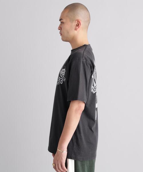 MANASTASH(マナスタッシュ)の「MANASTASH/マナスタッシュ/PUMICE TEE RAD RIDE(Tシャツ/カットソー・メンズ・ホワイト/ブラック/オレンジ・S/L/M/XL)」の9枚目の写真