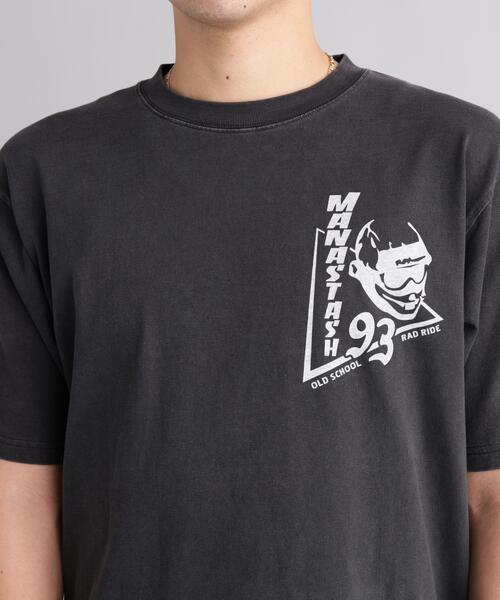 MANASTASH(マナスタッシュ)の「MANASTASH/マナスタッシュ/PUMICE TEE RAD RIDE(Tシャツ/カットソー・メンズ・ホワイト/ブラック/オレンジ・S/L/M/XL)」の11枚目の写真