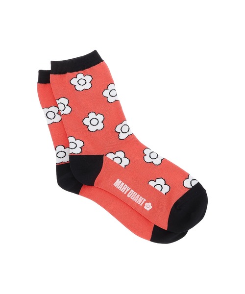 MARY QUANT(マリークワント)の「カートゥーンデイジー ソックス(ソックス/靴下・レディース・グレー/グリーン/ブルー/コーラルレッド・FREE)」の7枚目の写真