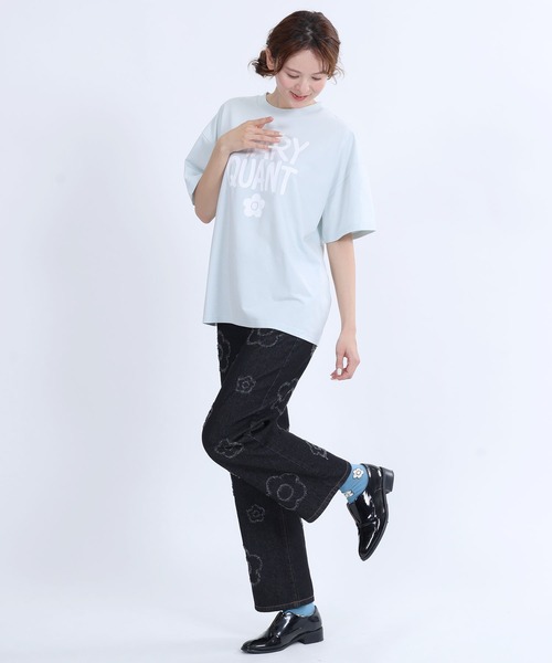 MARY QUANT(マリークワント)の「カートゥーンデイジー ソックス(ソックス/靴下・レディース・グレー/グリーン/ブルー/コーラルレッド・FREE)」の5枚目の写真
