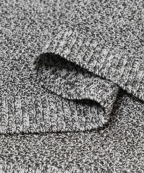 ITEMS URBANRESEARCH（アイテムズ アーバンリサーチ）の「『接触冷感/洗濯可/毛玉防止』高機能ドライタッチメランジニットTシャツ（ニット/セーター・メンズ・ベージュ/チャコールグレー/カーキ・LARGE/MEDIUM）」の15枚目の写真