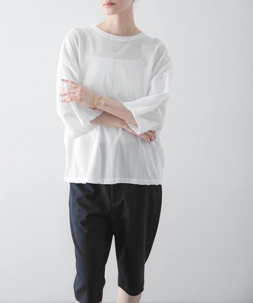 別注ATON×URBAN RESEARCH WIDE SLEEVE Tシャツ 別注』ATON×URBAN RESEARCH WIDE SLEEVE T-SHIRTS（Tシャツ/カットソー
