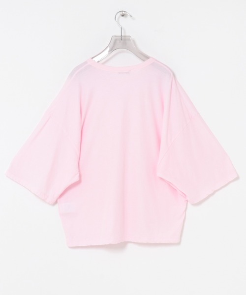 ATON（エイトン）の「『別注』ATON×URBAN RESEARCH　WIDE SLEEVE T-SHIRTS（Tシャツ/カットソー・レディース・ホワイト/ピンク・FREE）」の21枚目の写真