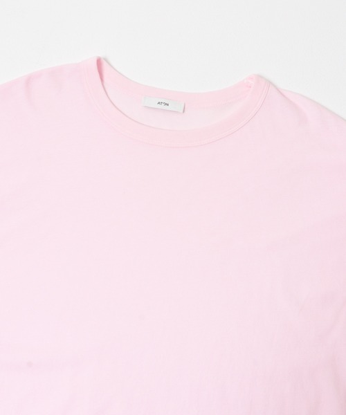 ATON（エイトン）の「『別注』ATON×URBAN RESEARCH　WIDE SLEEVE T-SHIRTS（Tシャツ/カットソー・レディース・ホワイト/ピンク・FREE）」の22枚目の写真