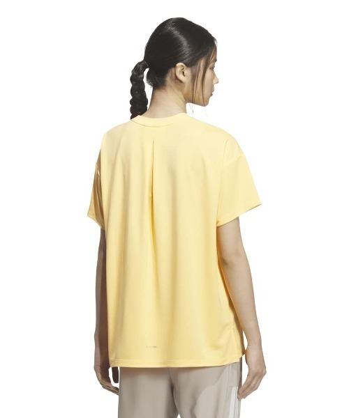 adidas(アディダス)の「アディダス adidas マストハブ ルーズフィット TERO 半袖 Tシャツ(Tシャツ/カットソー・レディース・オレンジ/ベビーピンク/ブルー・S/M/L/XL)」の4枚目の写真