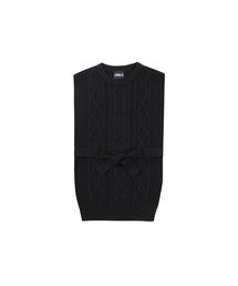 AJOBYAJO（アジョバイアジョ）の「Strap Knit Vest [BLACK]（ベスト）」
