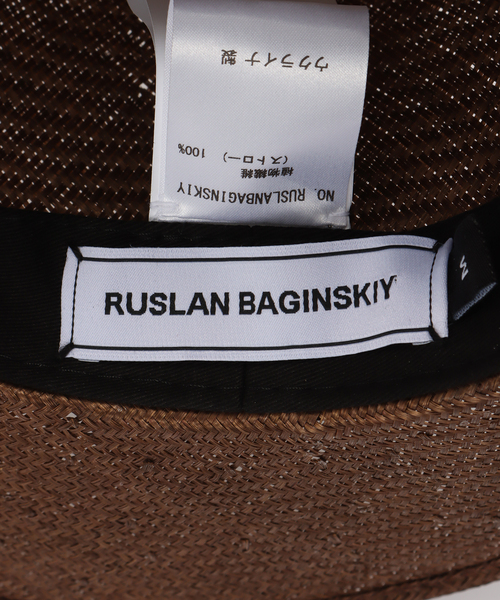 AP STUDIO（エーピーストゥディオ）の「【Ruslan Baginskiy/ラスラン・バジンスキー】Chain Strap Fedora Hat（ハット・レディース・ブラウン・FREE）」の13枚目の写真