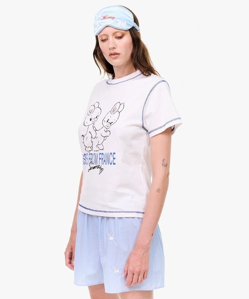 Carne Bollente(カルネボレンテ)の「XOXO Serena(Tシャツ/カットソー・レディース・ホワイト・X-SMALL)」の3枚目の写真