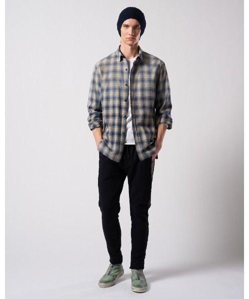 wjk（ダヴルジェイケイ）の「slim cut-off crew-neck L/S（Tシャツ/カットソー・メンズ・ブラック/ホワイト・X-LARGE/LARGE/MEDIUM/SMALL）」の16枚目の写真