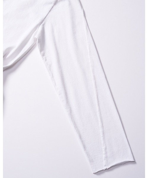 wjk（ダヴルジェイケイ）の「slim cut-off crew-neck L/S（Tシャツ/カットソー・メンズ・ブラック/ホワイト・X-LARGE/LARGE/MEDIUM/SMALL）」の20枚目の写真
