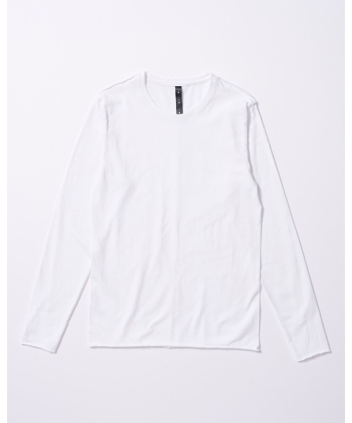 wjk（ダヴルジェイケイ）の「slim cut-off crew-neck L/S（Tシャツ/カットソー・メンズ・ブラック/ホワイト・X-LARGE/LARGE/MEDIUM/SMALL）」の7枚目の写真