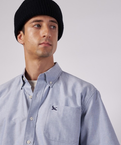Eddie Bauer(エディーバウアー)の「オックスフォード 半袖 ボタンダウンシャツ(シャツ/ブラウス・メンズ・ブルー/ホワイト/ダークネイビー/ピンク・L/M/XL/S/XXL)」の10枚目の写真
