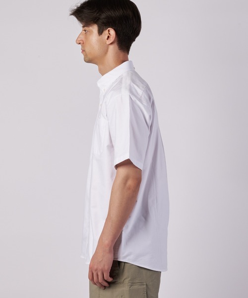 Eddie Bauer(エディーバウアー)の「オックスフォード 半袖 ボタンダウンシャツ(シャツ/ブラウス・メンズ・ブルー/ホワイト/ダークネイビー/ピンク・L/M/XL/S/XXL)」の14枚目の写真