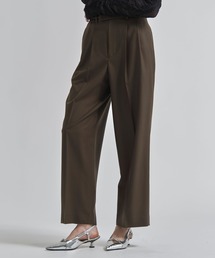 【INSCRIRE/アンスクリア】Wool Easy Pants/ウールイージーパンツ