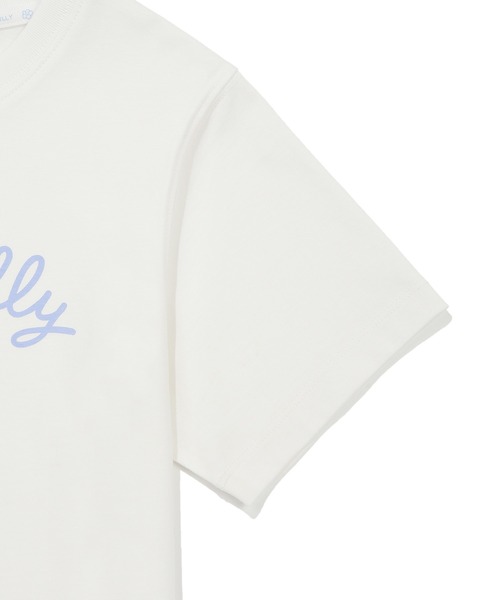 Wacky WiLLy(ワッキーウィリー)の「WOMEN BIG LILY GRAPHIC SHORT SLEEVE T-SHIRT(Tシャツ/カットソー・レディース・ライトグレー/ホワイト/ダークネイビー・LARGE/SMALL/MEDIUM)」の8枚目の写真