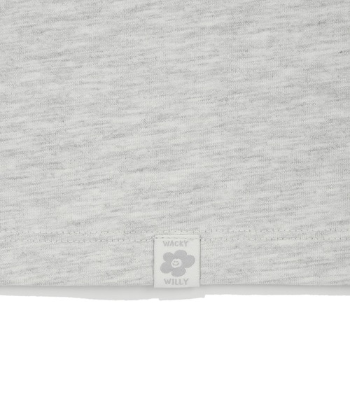 Wacky WiLLy(ワッキーウィリー)の「WOMEN BIG LILY GRAPHIC SHORT SLEEVE T-SHIRT(Tシャツ/カットソー・レディース・ライトグレー/ホワイト/ダークネイビー・LARGE/SMALL/MEDIUM)」の15枚目の写真