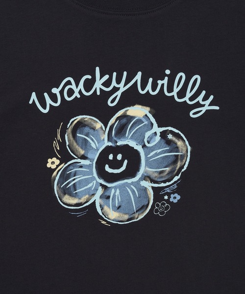 Wacky WiLLy(ワッキーウィリー)の「WOMEN BIG LILY GRAPHIC SHORT SLEEVE T-SHIRT(Tシャツ/カットソー・レディース・ライトグレー/ホワイト/ダークネイビー・LARGE/SMALL/MEDIUM)」の19枚目の写真