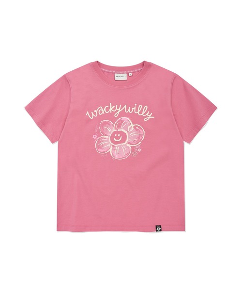 Wacky WiLLy(ワッキーウィリー)の「WOMEN BIG LILY GRAPHIC SHORT SLEEVE T-SHIRT(Tシャツ/カットソー・レディース・ライトグレー/ホワイト/ダークネイビー・LARGE/SMALL/MEDIUM)」の22枚目の写真
