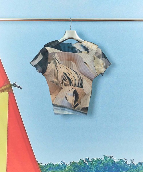 SHEER GRAPHIC TINY TOP（チューブトップ）｜kotohayokozawa