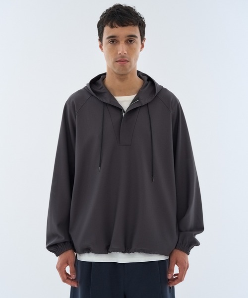 ESTNATION（エストネーション）の「GOOD PEOPLE GOOD STITCHING GOOD PRODUCT for ESTNATION / バランサーキュラー アノラックパーカー（パーカー・メンズ・ネイビー/チャコールグレー・MEDIUM/LARGE）」の10枚目の写真