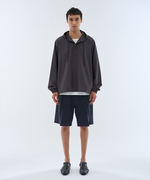 ESTNATION（エストネーション）の「GOOD PEOPLE GOOD STITCHING GOOD PRODUCT for ESTNATION / バランサーキュラー アノラックパーカー（パーカー・メンズ・ネイビー/チャコールグレー・MEDIUM/LARGE）」の13枚目の写真