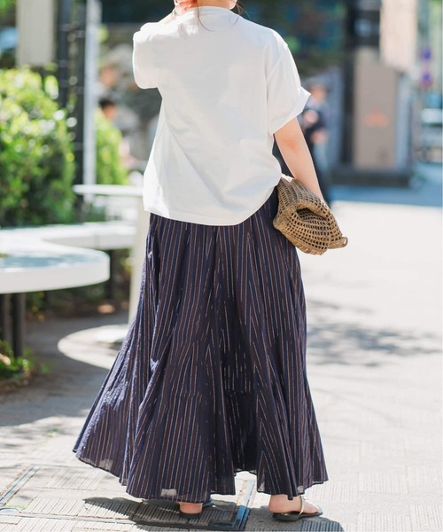 Spick & Span（スピックアンドスパン）の「《WEB限定 / 追加2》HYUストライプギャザーフレアスカート（スカート・レディース・その他4・38/36）」の10枚目の写真