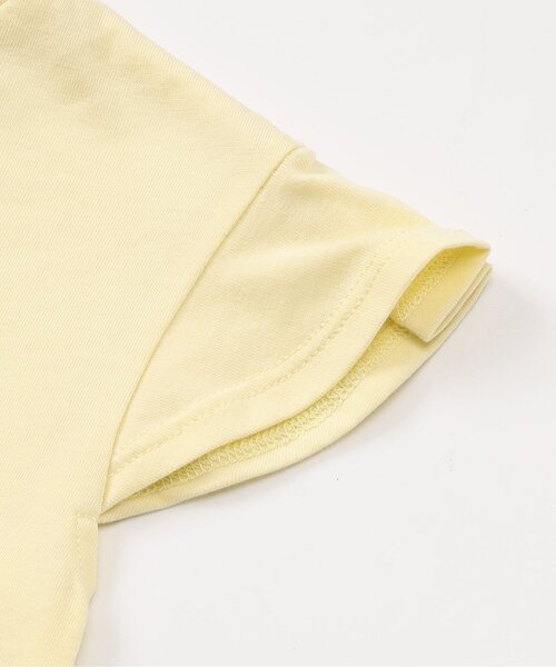 apres les cours（アプレレクール）の「【WEB限定/接触冷感】デイリーカラバリ半袖Tシャツ（Tシャツ/カットソー・キッズ・オレンジ/グリーン/ピンク/サックスブルー/レモンイエロー/オフホワイト・80/90/100/110/120/130/140）」の14枚目の写真