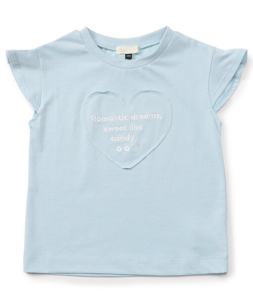apres les cours（アプレレクール）の「【WEB限定/接触冷感】デイリーカラバリ半袖Tシャツ（Tシャツ/カットソー・キッズ・オレンジ/グリーン/ピンク/サックスブルー/レモンイエロー/オフホワイト・80/90/100/110/120/130/140）」の12枚目の写真