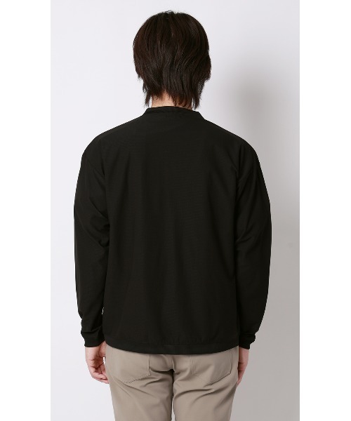 AOYAMA(アオヤマ)の「ドットメッシュカーディガン(カーディガン/ボレロ・メンズ・ブラック/ネイビー・L/M)」の5枚目の写真