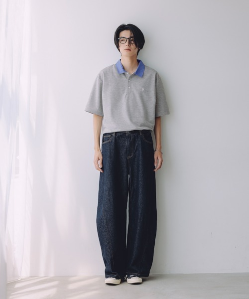 U.S. POLO ASSN.(ユーエスポロアッスン)の「U.S. POLO ASSN. 別注 ワンポイント刺繍 襟切り替え半袖ポロシャツ(ポロシャツ・メンズ・ブラウン系/ブラック系/ネイビー系/グレー系・M/S/L/XL)」の17枚目の写真