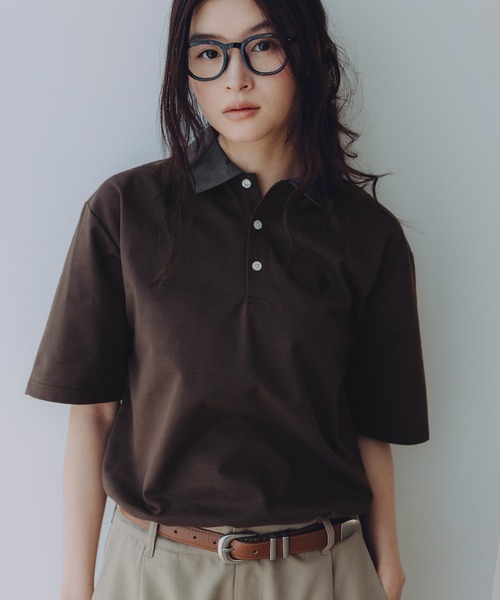 U.S. POLO ASSN.(ユーエスポロアッスン)の「U.S. POLO ASSN. 別注 ワンポイント刺繍 襟切り替え半袖ポロシャツ(ポロシャツ・メンズ・ブラウン系/ブラック系/ネイビー系/グレー系・M/S/L/XL)」の19枚目の写真