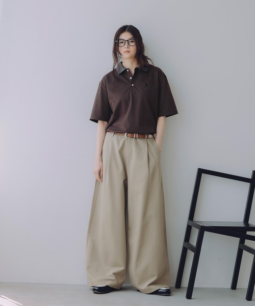 U.S. POLO ASSN.(ユーエスポロアッスン)の「U.S. POLO ASSN. 別注 ワンポイント刺繍 襟切り替え半袖ポロシャツ(ポロシャツ・メンズ・ブラウン系/ブラック系/ネイビー系/グレー系・M/S/L/XL)」の22枚目の写真