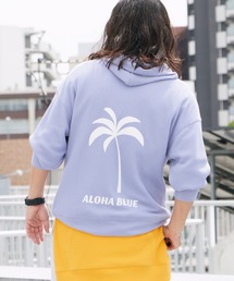 ALOHA BLUE（アロハブルー）の「ALOHA BLUE / アロハブルー サーマルパーカ ワッフル生地 プルオーバー スウェット トレーナー 秋 秋服 2026年秋冬（パーカー）」