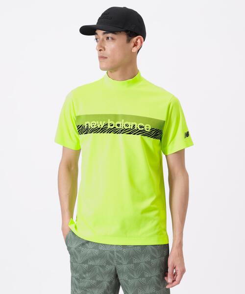 セール】半袖 モックネック プルオーバー (MENS)（Tシャツ/カットソー