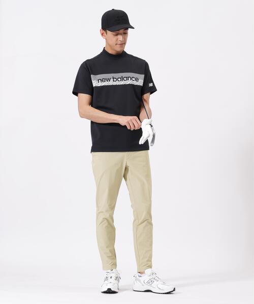 New Balance Golf(ニューバランスゴルフ)の「【new balance golf】半袖 モックネック プルオーバー (MENS)(Tシャツ/カットソー・メンズ・イエロー系その他/ブラック/ホワイト・MEDIUM/X-LARGE/LARGE/XX-LARGE)」の6枚目の写真