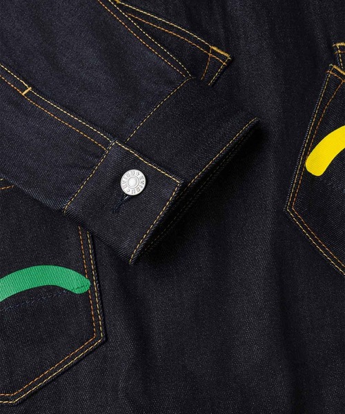 EVISU(エヴィス)の「【EVISU】HT MULTI-POCKET DENIM JACKET / カモメプリントとマルチポケット リラックスフィット デニムジャケット(デニムジャケット・メンズ・インディゴブルー・M)」の12枚目の写真