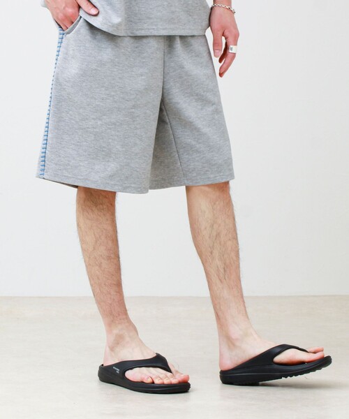 GLOSTER(グロスター)の「【セットアップ対応】カルゼラダーステッチ ショーツ(その他パンツ・メンズ・ブラック/ライトグレー/ミント・L/M)」の8枚目の写真