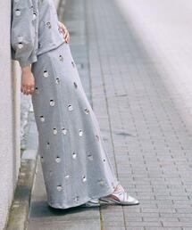 RUMCHE（ラムシェ）の「RUMCHE(ラムシェ) 別注DOT MIRROR SWEAT SKIRT（スカート）」