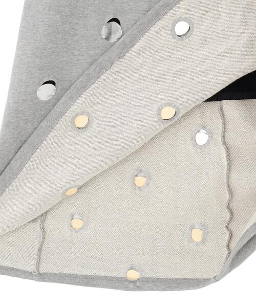 RUMCHE(ラムシェ)の「RUMCHE(ラムシェ) 別注DOT MIRROR SWEAT SKIRT(スカート・レディース・グレー・F)」の6枚目の写真